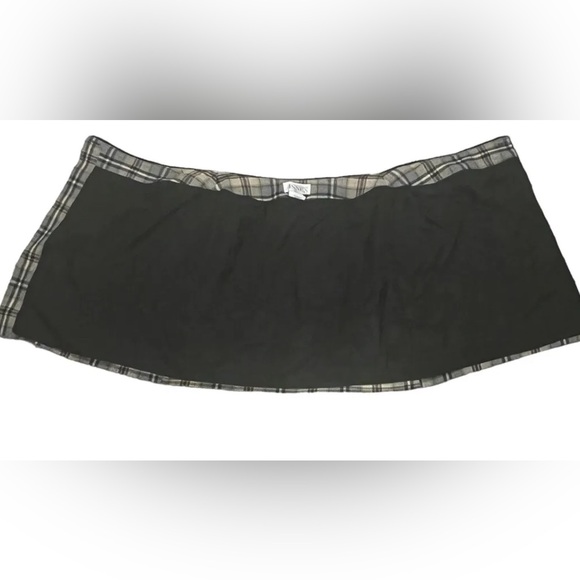 Vtg Casual Corner Annex~Blue/Tan Plaid Wrap Skirt  Size 8 Wool blend  28”x19” - Picture 3 of 6